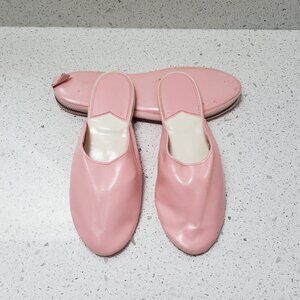 Vintage Pink Travel Slippers